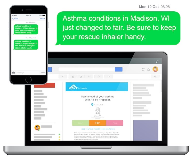 IotCube's tweet photo. Air by Propeller: Smart health company launches API that predicts local asthma conditions https://t.co/hPfBekqnnw #IoT https://t.co/GKq3arwmw3