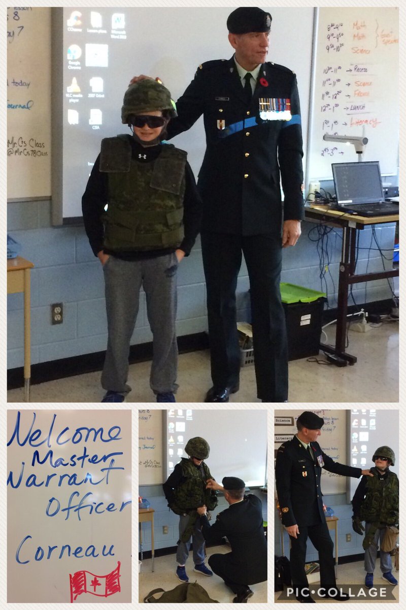 MrCs78Class's tweet photo. A big thank you to Master Warrant Officer Corneau for speaking to our intermediate division about his experience in the Canadian Forces. https://t.co/C9u7d0xZvS