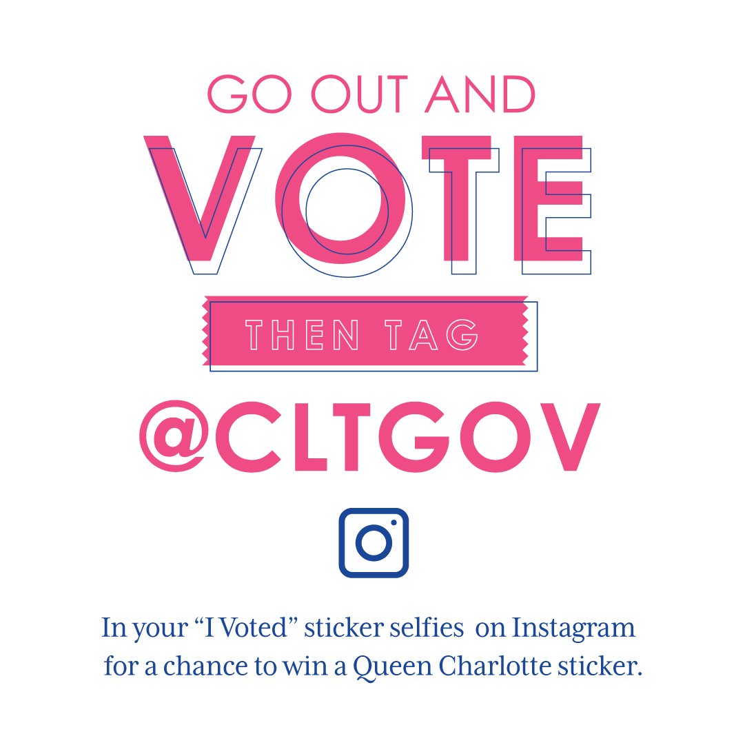 CLTgov's tweet photo. Charlotte. Go vote. Best B-day gift ever. #Election2017 #QCBday 🎂👑 https://t.co/MP2jGyzKtV