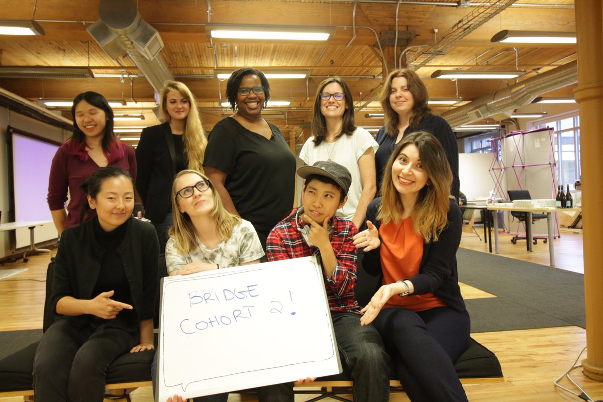 itsbridgeschool's tweet photo. Applications for Bridge Cohort Three are ✨NOW OPEN!✨ ➡️ https://t.co/q9r6GzKeNZ 
#free #codeschool #bridgeschoolTO #dev #womenintech https://t.co/vKXVR0bqsU