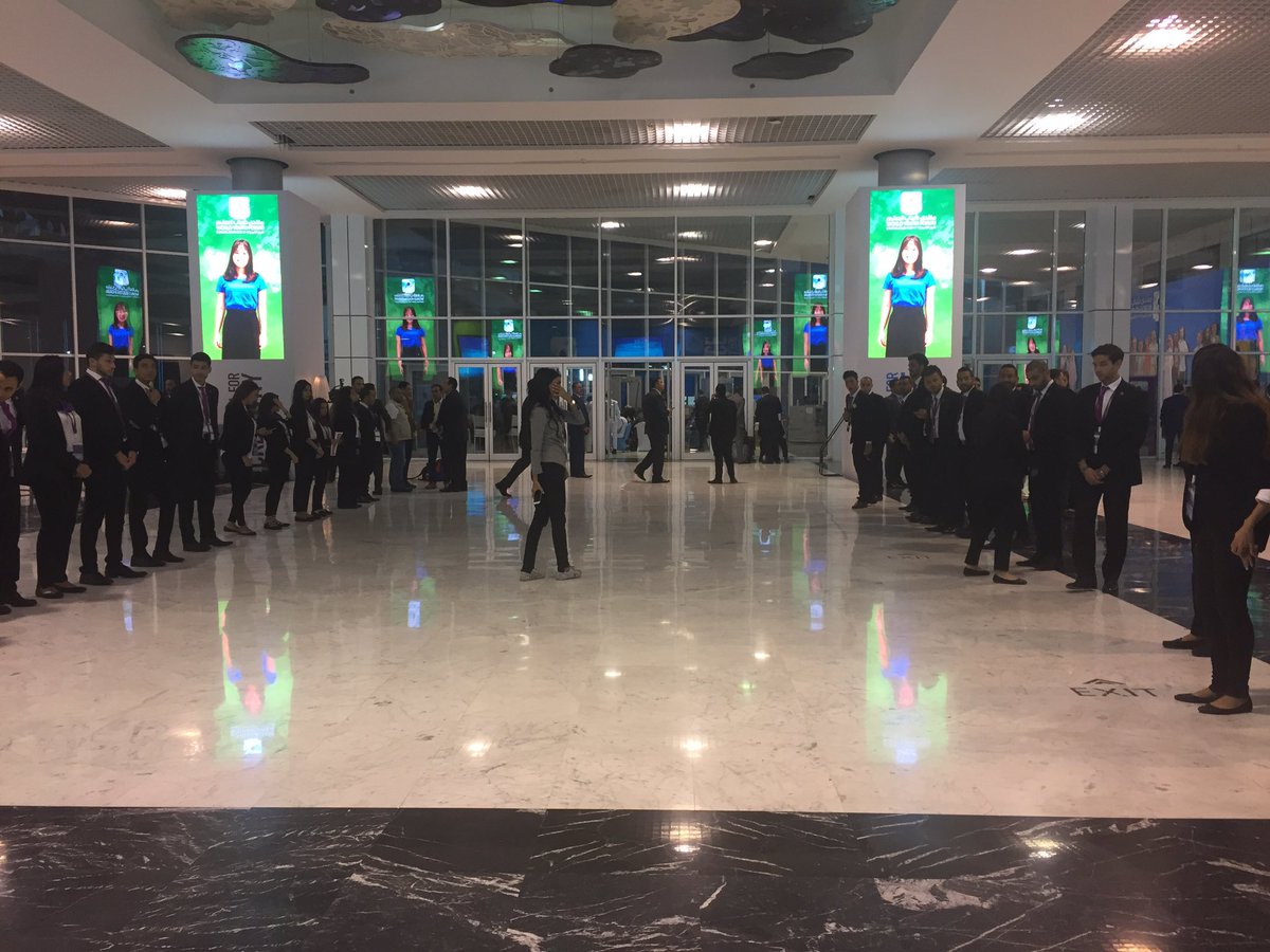 Amelnokaly's tweet photo. An excellent, very well organised and capable youth of Egypt #organisers #WYF #weneedtotalk #Congresscentre #Thankyou https://t.co/9ppoXglVbb