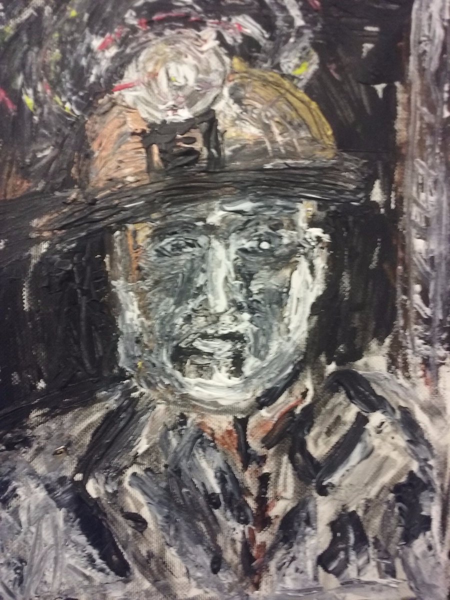 Painting: Practice &amp; Context Lessons <a href="/z_mcr/">Z Arif UPZ MCR</a> this evening with <a href="/antonyclarkson/">antony clarkson</a>  looking forward to a great session for more work like this: