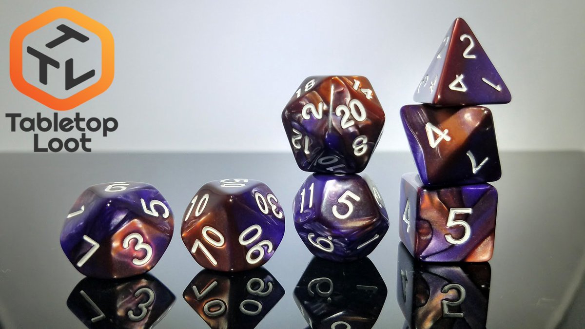 TabletopLoot's tweet photo. New #dice #giveaway time? 

New giveaway time!

Follow and RT this tweet for a chance to win our #CloudNebula set. https://t.co/nGj4JCsb5Z