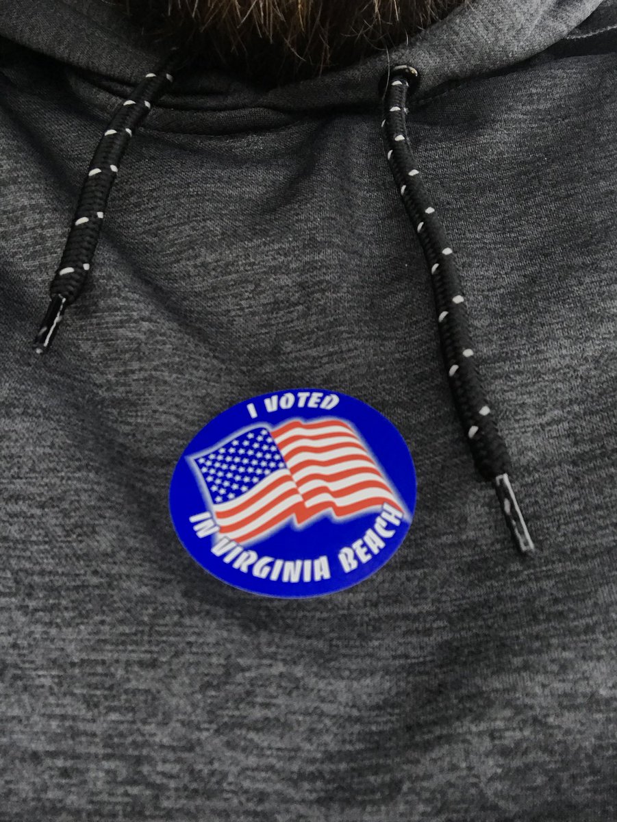 ericiporter's tweet photo. I voted in Virginia Beach @EdWGillespie @EdForVirginia @JillHVogel @JohnAdamsforVA https://t.co/43Q91pscu8