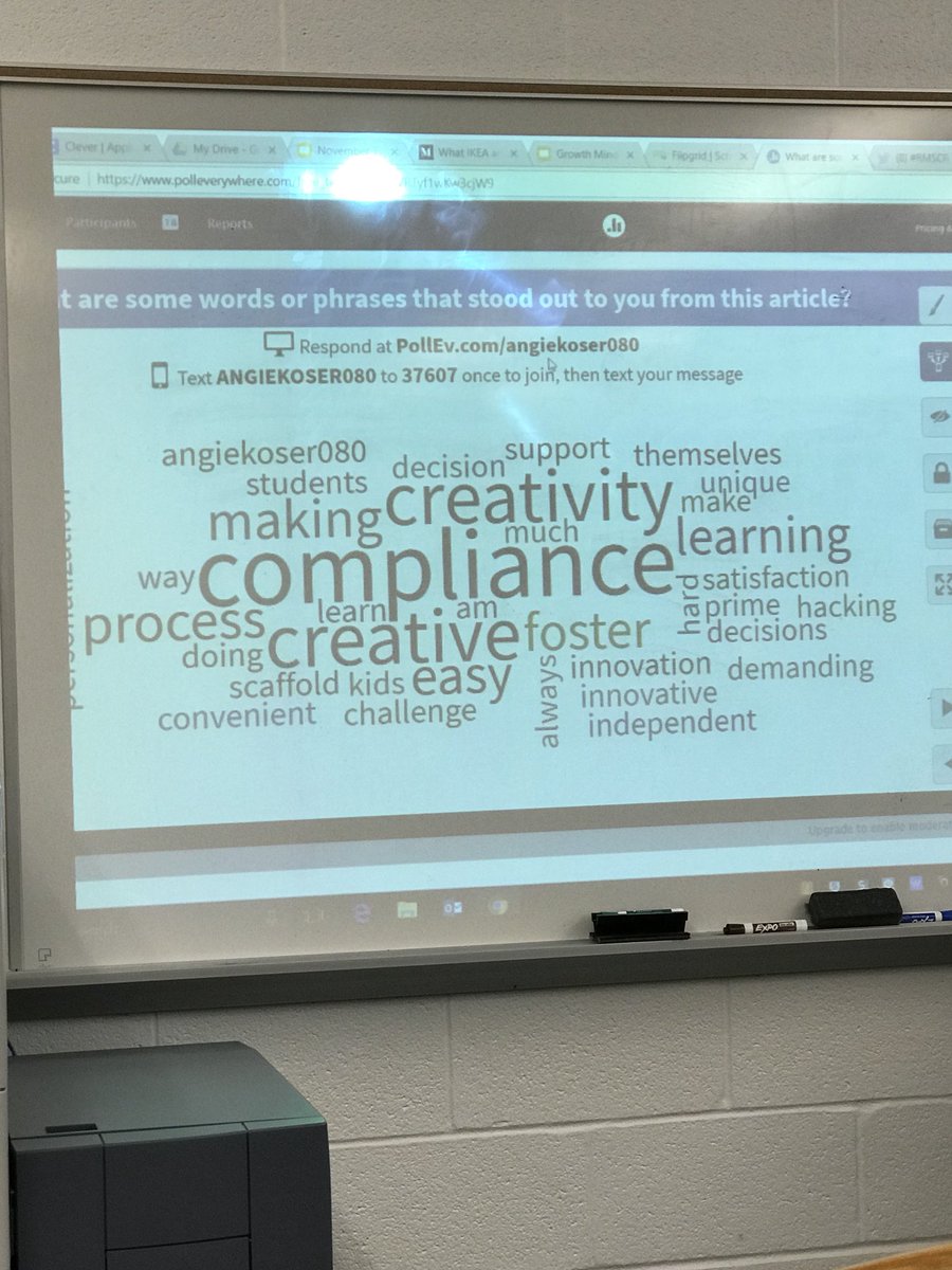 jeranck10's tweet photo. Is our instruction like IKEA? #polleverywhere #RMSCR #SDoLWildcats https://t.co/kx2RlFWJTk