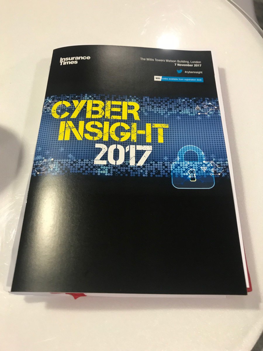 lwoodinsurance's tweet photo. We're in #London today for the #CyberInsight conference with @WTWcorporate learning all about #CyberInsurance. #CyberSecurity https://t.co/php2h6oAci