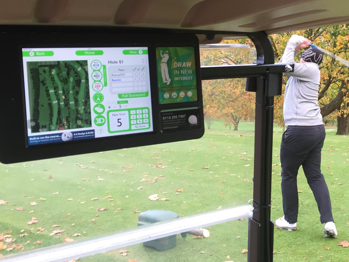 chriswestonpga's tweet photo. The new @Wholeinonegolf buggy GPS systems have arrived &amp; they look fantastic! @BoynsyGFC has the honour of the 1st game #golf https://t.co/xqIrcaSjHo