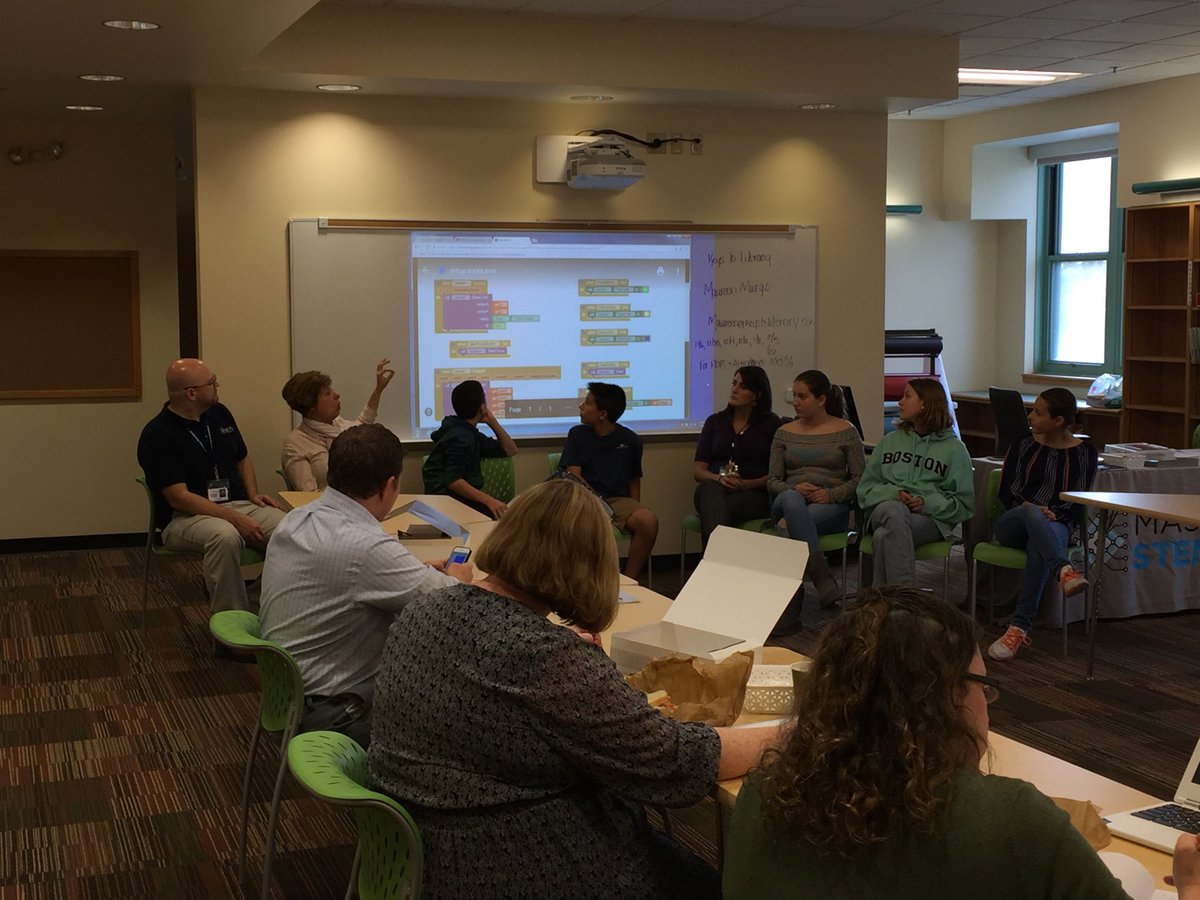 MLaturnau's tweet photo. Thank you to #Stoneham Central MS for a great tour and discussion about #PLTW Gateway @pltw @Mass_STEMHub @StonehamPS https://t.co/tzhy8oj1Ye