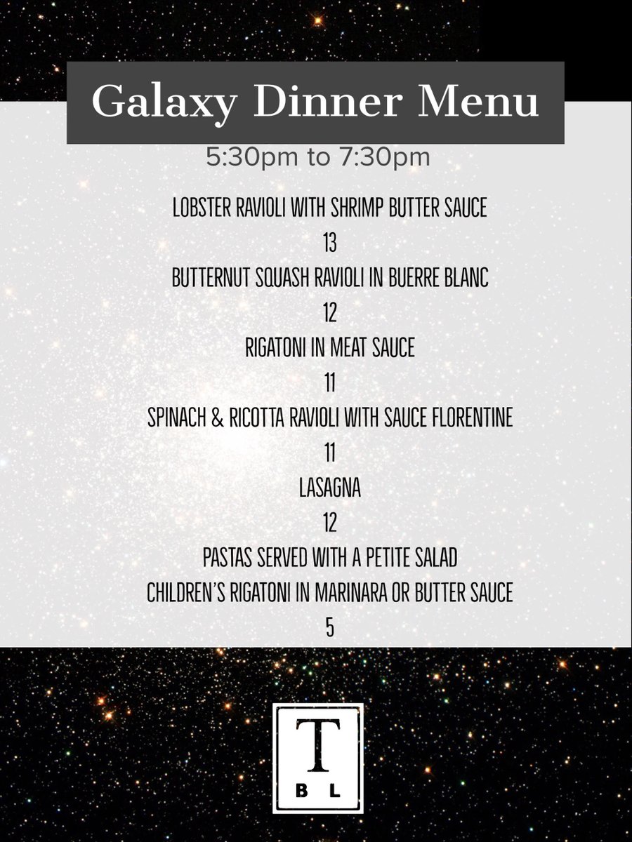 Join our friends at <a href="/TBLrestaurant/">TBLrestaurant</a> for Galaxy of Lights, Walking Nights!
Click here for full details-
app.robly.com/archive?id=a7c…