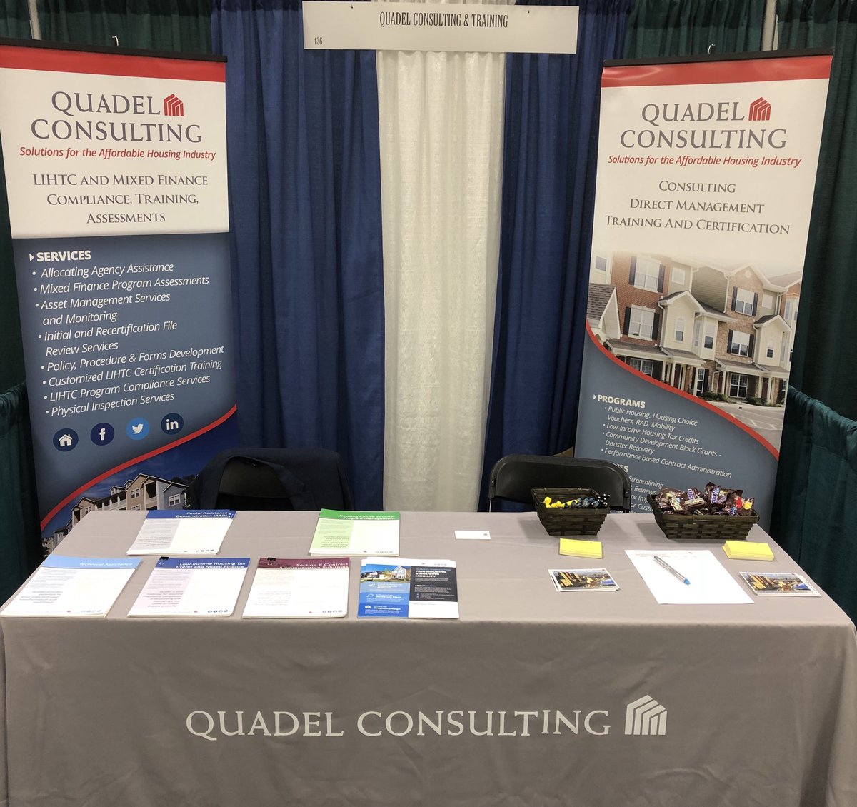 ConsultQuadel's tweet photo. Come see us at Booth 136 at the Ohio Housing Conference! Ask about our upcoming AHM training in Columbus. #ohc2017 #affordablehousing https://t.co/kXb3HiNyX8