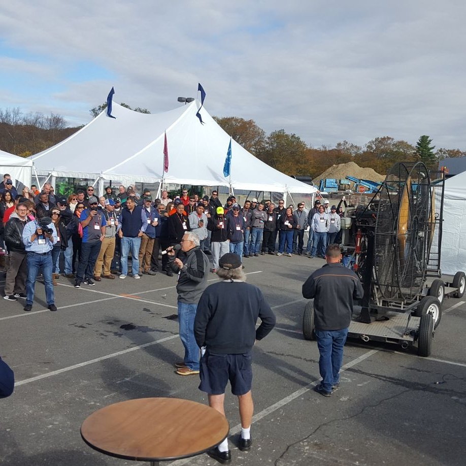 LosbergerUS's tweet photo. Blowing tents over in the name of safety at MATRA 2017. 
@MatraInfo 
#MATRA2017 #Losberger #TentSafety https://t.co/uuAw2HKbGJ