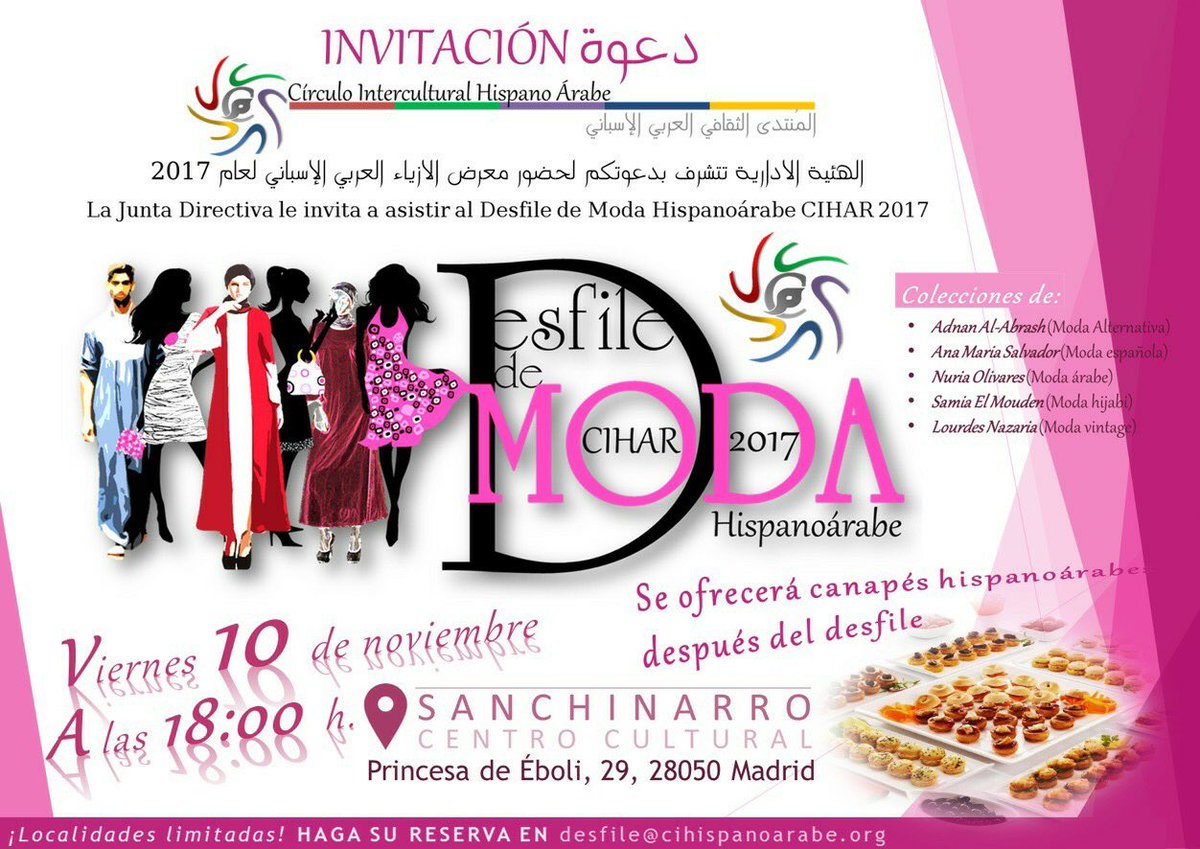 AlthakebaEsp's tweet photo. viernes10/11/2017#althakebaSpain, participará en este evento presentado sus modelos.#blogger #influencer s #Moda https://t.co/lIp0SDZP2X