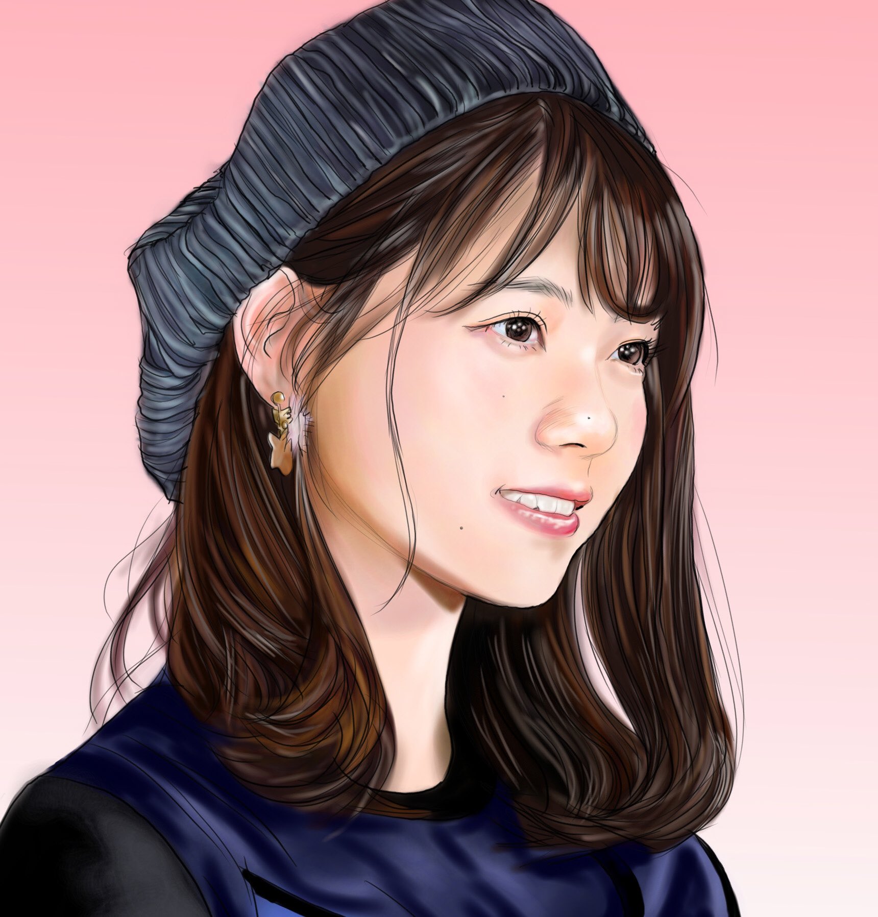 てらりん Di Twitter 西野七瀬さん 似顔絵 イラスト アイドル モデル 西野七瀬 乃木坂46 ななせまる Caricature Illustration Portrait Artwork Drawing Popidol Nanasenishino Nogizaka46 T Co Co5yln48bk