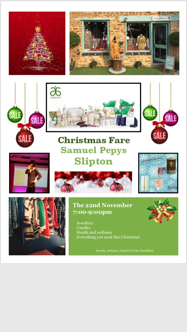 ClaireBHarrison's tweet photo. Christmas Fare! #slipton #northantshour #wibnuk please like and share!!! https://t.co/gRFNA3djrj