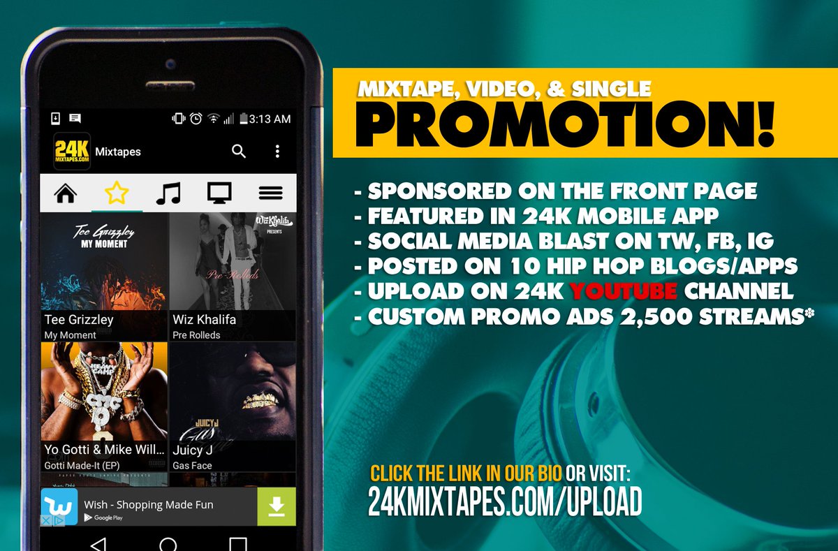 24KMixtapesAnR's tweet photo. Promote your #mixtape, #video, or #single now! Click here >> https://t.co/R2s2XhvL2H https://t.co/mlyAVZiwss