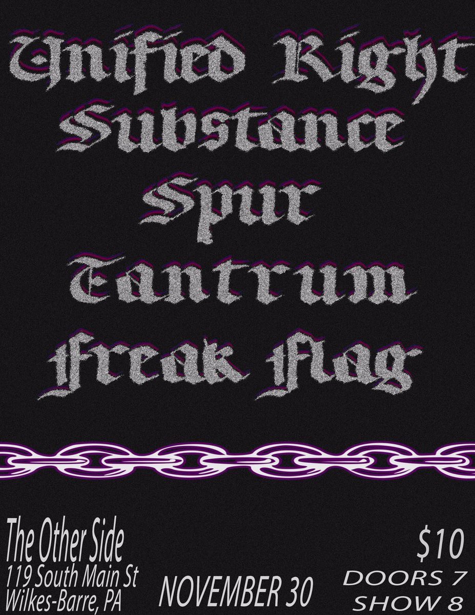cigsrock's tweet photo. Thursday 11/30 at the otherside. Very excited to bring these bands to WB https://t.co/SVTqy0n7hq