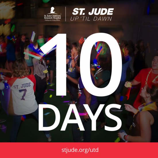 This is it guys! We are in the homestretch for our celebratory event! Fundraise as much as you can to help support the children of St. Jude!