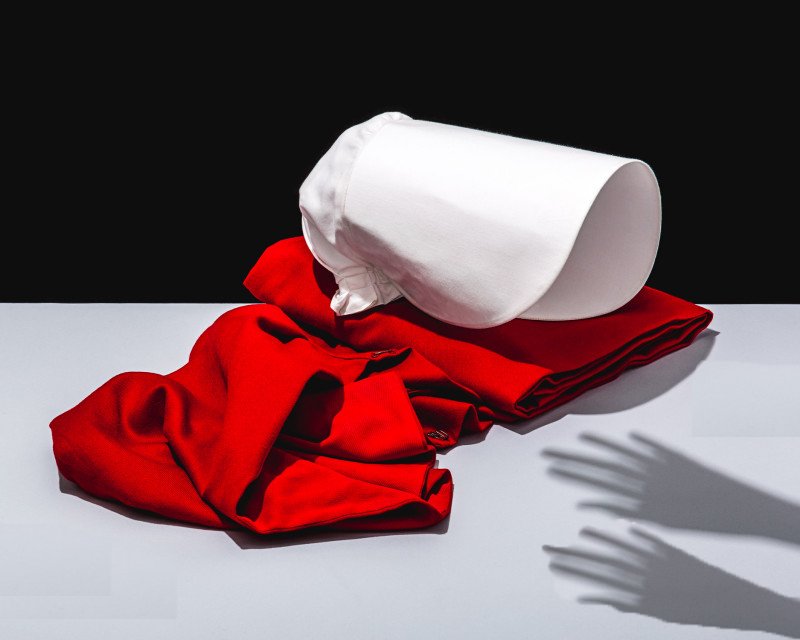 RepubOfGilead's tweet photo. Come on and become a handmaid in Gilead! These clothes are calling your name! Everyone else is wearing them, you should be too! https://t.co/lhK1zqF2kU