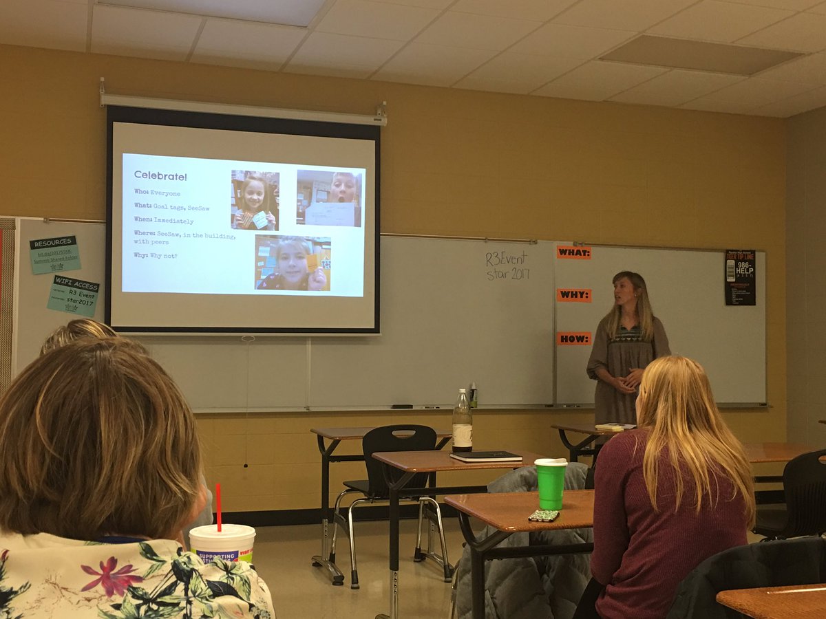 leannegove's tweet photo. Learning about student goal setting in the classroom from Lyon superstar Krista Boettler. #mostarsummit #repmoproud #lyonstrong https://t.co/QVKv5U6vIA