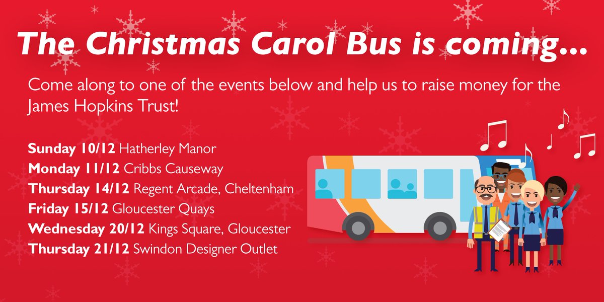 Stagecoach_West's tweet photo. We're raising money for @JHTCharity by putting on a Christmas Carol Bus! Keep reading to find out more: https://t.co/exJujWI7yc https://t.co/fM3NlaujH5