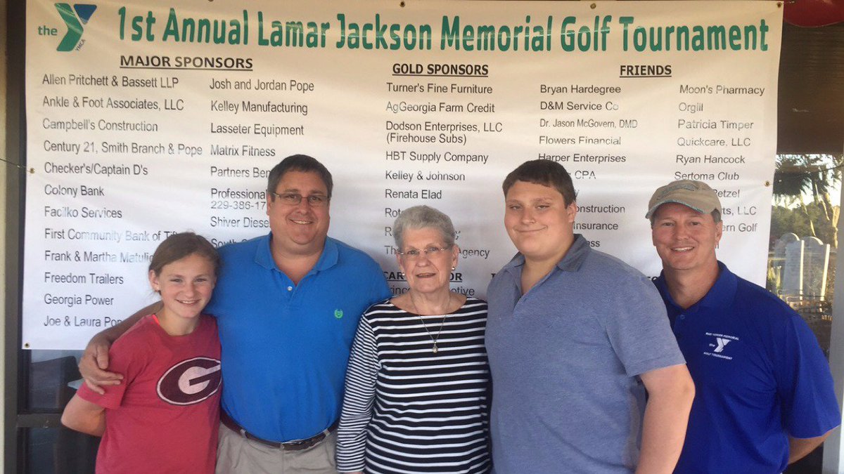 TIFTAREAYMCA's tweet photo. Our Lamar Jackson Memorial Golf Tournament was a success! Thank you to our sponsors and all who participated! https://t.co/DGAPyzGWnh