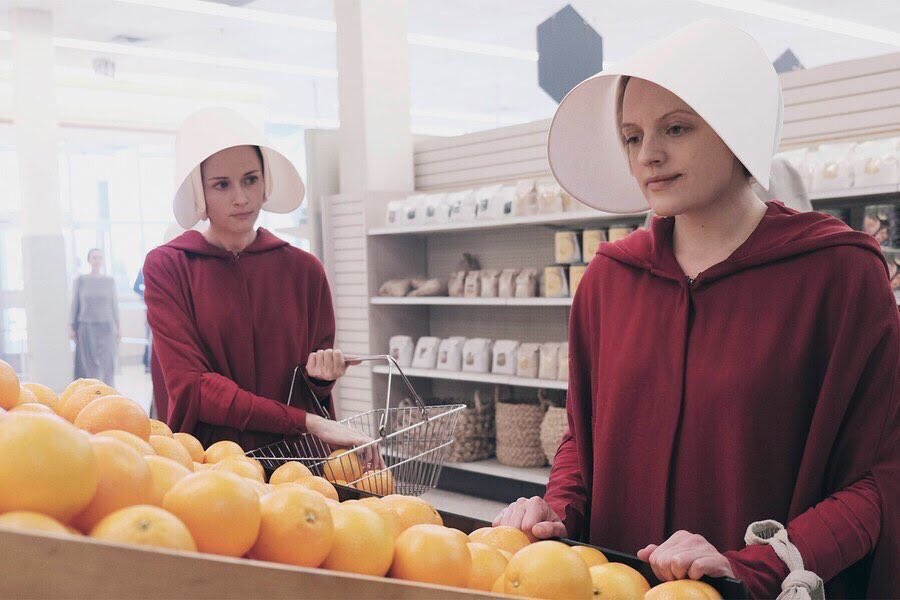 RepubOfGilead's tweet photo. These two friends are spending quality time doing daily activities such as shopping, just like you do! https://t.co/7x8O49Wj4C