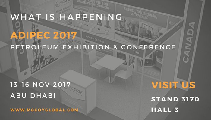 McCoyGlobal's tweet photo. Visit McCoy Global at #ADIPEC2017 in less than a week! #oilandgas https://t.co/u5guhjauok