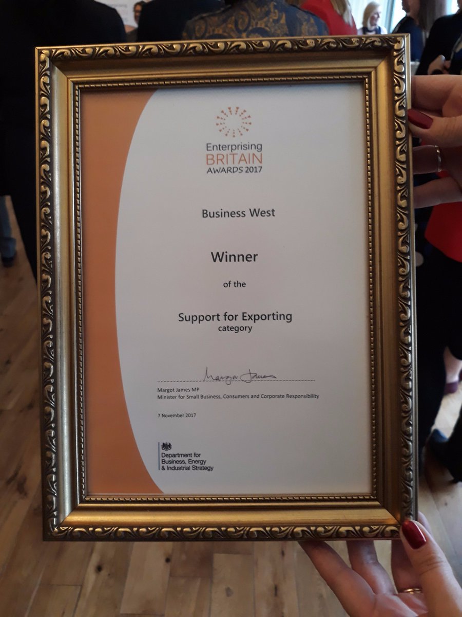 A closer look at our shiny new award! <a href="/export4growth/">Export for Growth</a> <a href="/EntBritAwards/">EB Awards</a> <a href="/tradegovuk_SW/">Department for Business and Trade - South West</a> #ExportingisGREAT