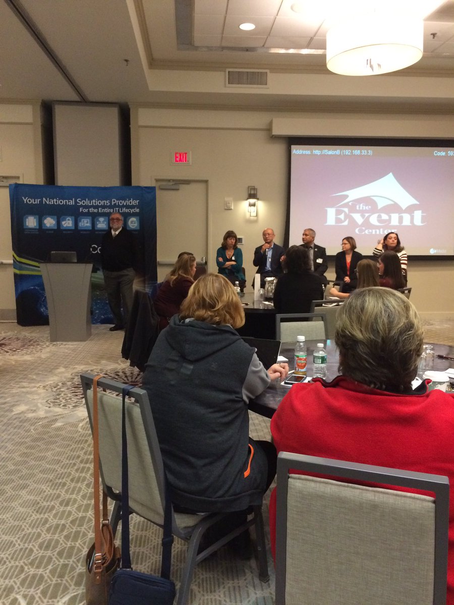 Belincky's tweet photo. Impressive #HIMSS #HITPersonas panel! #HUT17 @ConnectionIT @ConnectionHC https://t.co/8qk5Xv6hiW