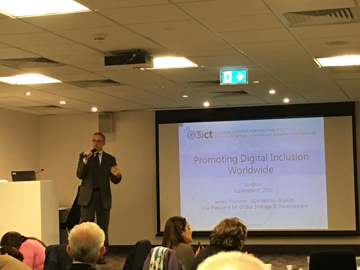 hminto's tweet image. Welcoming @jamesthu to the @DisabilitySmart #technologytaskforce.   Let&apos;s talk CRPD and ICT accessibility.