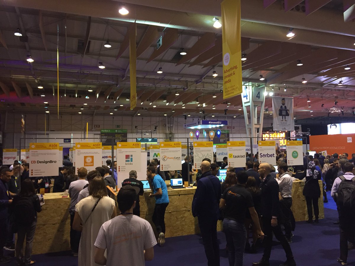 FMuzard's tweet photo. #Bricksapp @ #Websummit Lisbon. Pleins de bons retours, venez nous voir où inscrivez vous à la bêta sur bricksapp.io ! https://t.co/Sy3aGgQ5kr