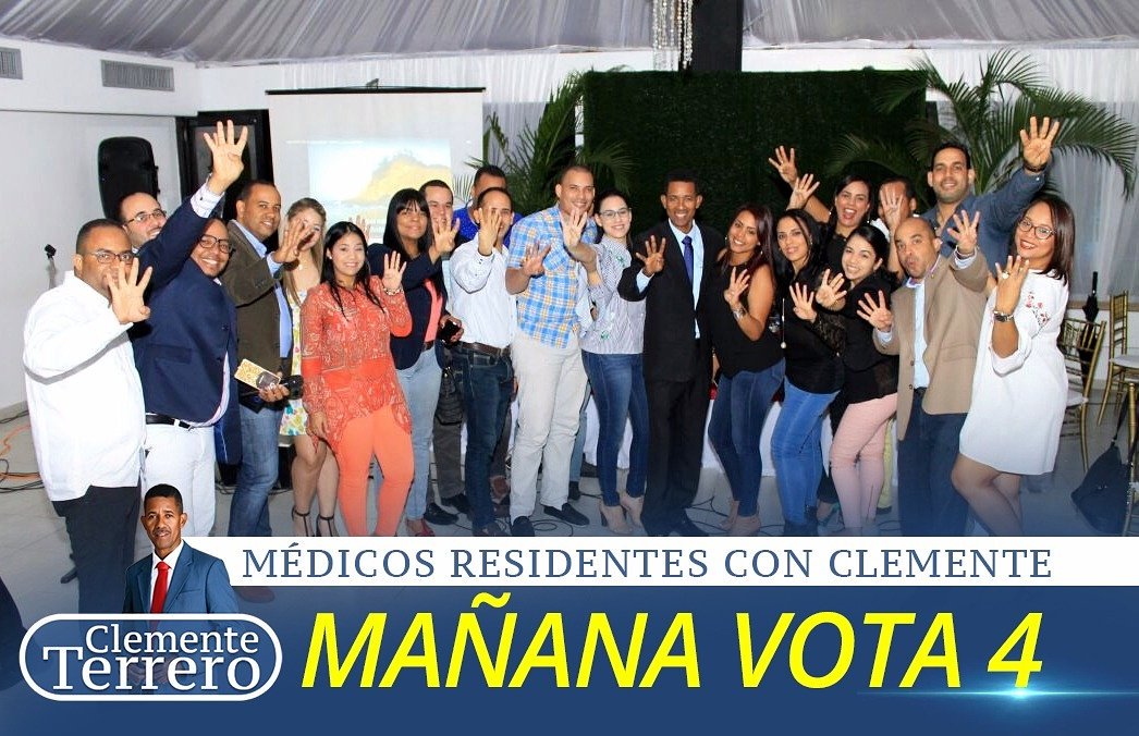 clementeterrero's tweet photo. YA LOS MÉDICOS LO DECIDIERON. CLEMENTE TERRERO SERÁ EL PRÓXIMO PRESIDENTE DEL CMD.

VOTA 4 MAÑANA.
#Vota4PorClementeTerrero. https://t.co/y03pSMAWpZ