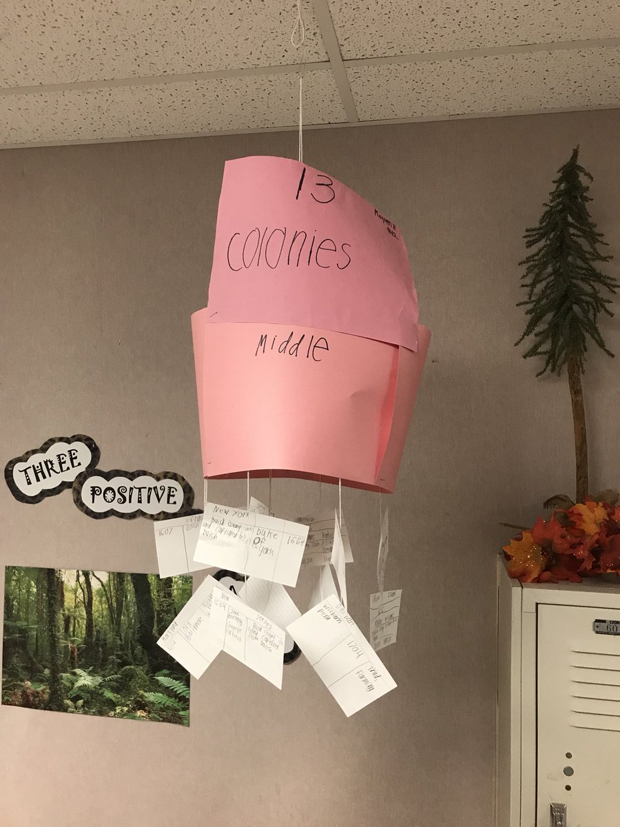 lizhaviland1978's tweet photo. In Mrs. Langford’s class, students created projects on the 13 Colonies! @mlangford8484 @LampasasHSE @LampasasISD #celebratelisd17 https://t.co/f6nJuMmUdi