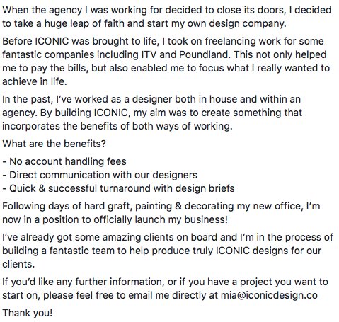 MiaaFrancesca's tweet photo. Please can everyone share my post :) x
#designcompany #newbusiness https://t.co/HeL2uQGcSA
