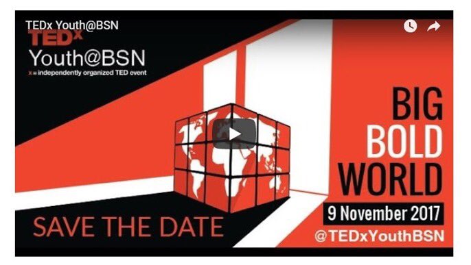 BSNetherlands's tweet photo. Only 1 day and 15 hours until @TEDxYouthBSN - watch the live stream to see the amazing lineup in store! #BigBoldWorl https://t.co/VtPTwfhaFL https://t.co/ywudq6kmd5