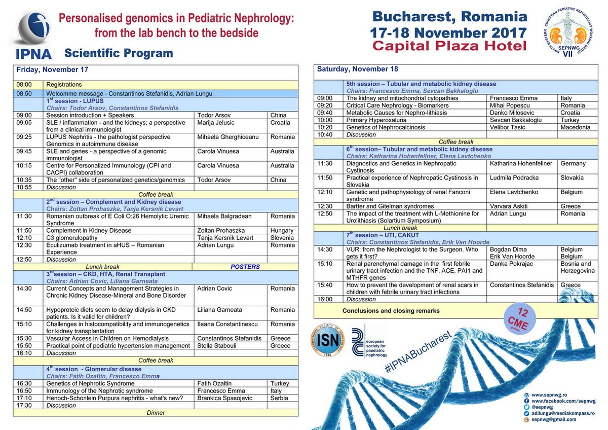 sepnwg's tweet photo. What are you doing on the 17-18 November 2017?

Come to Bucharest for an IPNA Teaching Course

#IPNABucharest
https://t.co/jINZ7iL4P9 https://t.co/0nlvgUR8hr