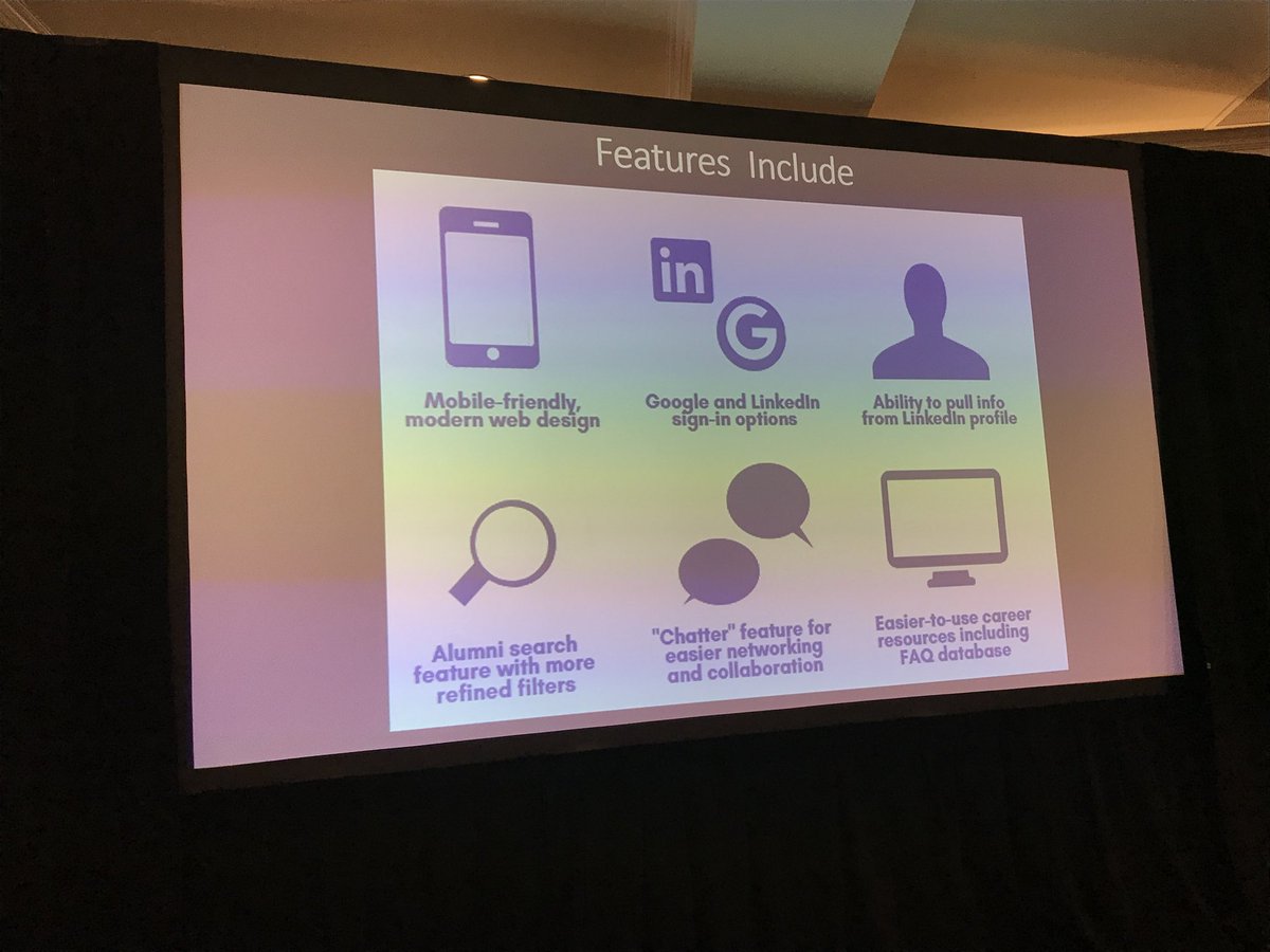 EdtechGeshri's tweet photo. Amazing @brenucsb + @salesforce story. Kristi &amp; Rebecca break it down —> 0 to a connected alumni platform in 4mos. #DF17HED. @redondoriles https://t.co/gMGiiyHoF6