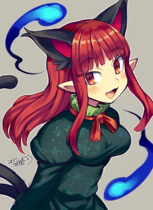 髪下ろしお燐ちゃん 