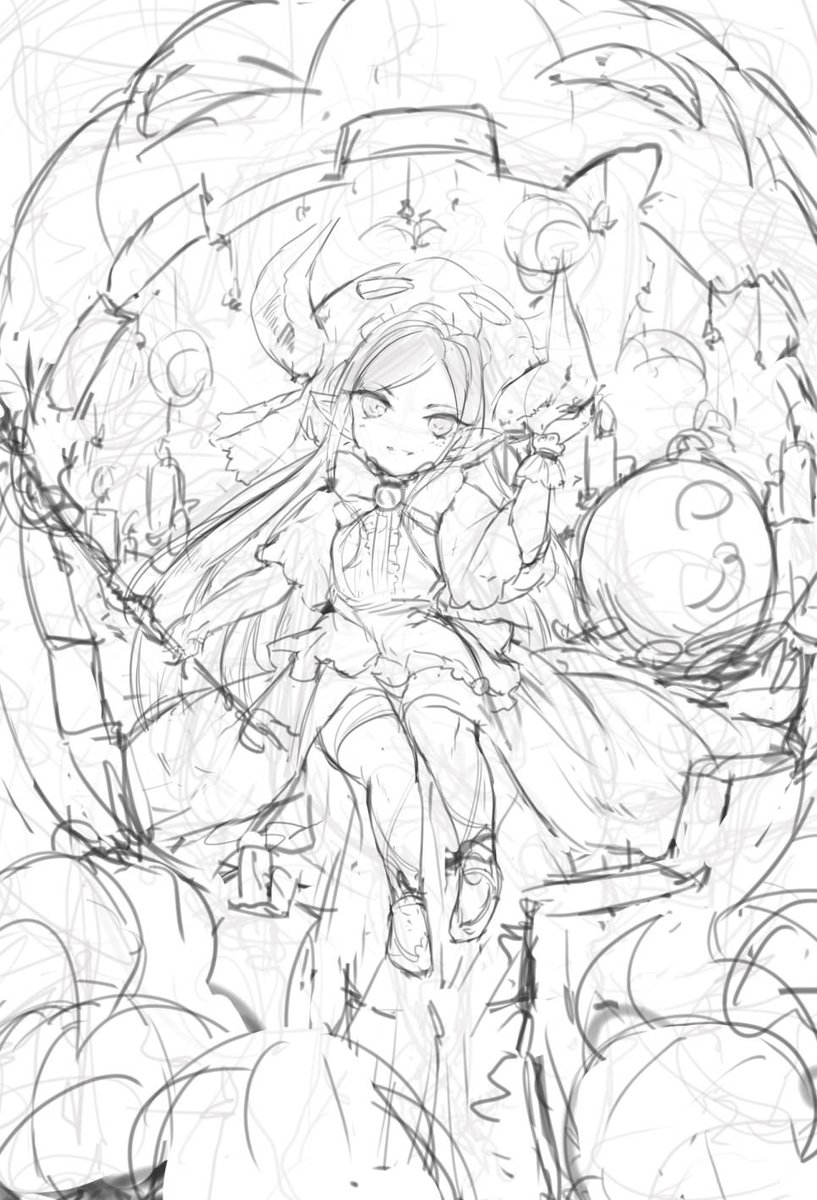今年も描く時間がなかったハロウィンアルルメイヤを供養 