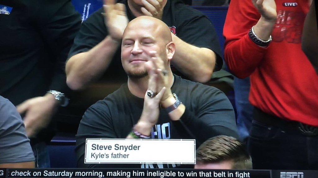 GromitK9's tweet photo. @Snyder_man45 @ncaawrestling This guy agrees 😂   @Kevsnyder @espn #notKyle’sDad https://t.co/dARDuIo8ZA