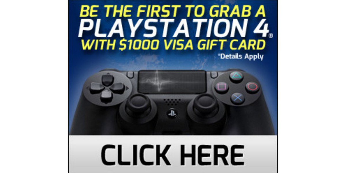 dealdetectors's tweet photo. Be The First to Grab a Playstation 4 With a $1,000 Gift Card! https://t.co/pkIz3SZ5MO #sweepstakesto #sweepstakesgiveaway #sweepstakes2 #Win https://t.co/vraV8iSBSJ