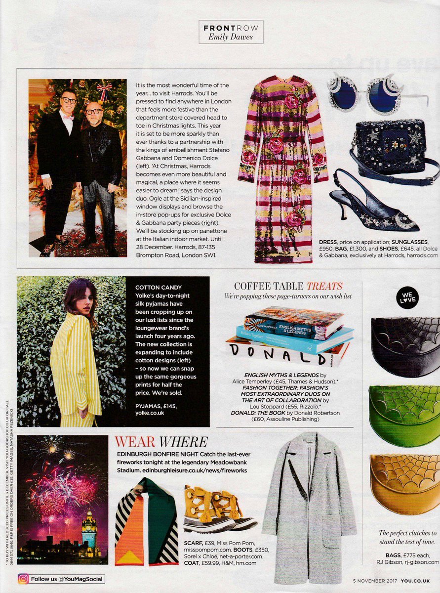 MissPomPom1's tweet photo. Did you see us in @YOUMagSocial at the weekend? Grab our Geo scarves online! https://t.co/K67Ew8e9zR https://t.co/z721nj6aTA