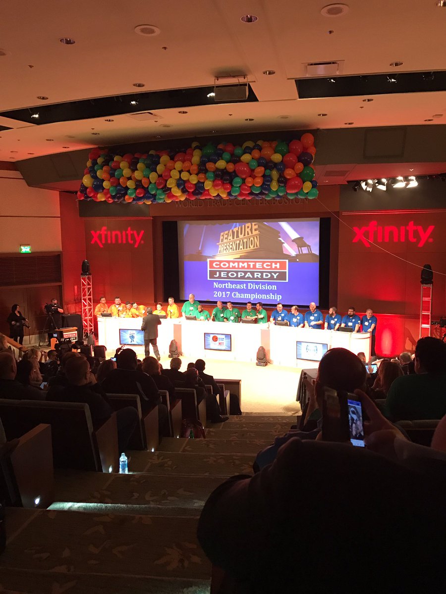 GBR_Cass's tweet photo. #CommTechJeopardy GO WICKED CLICKAHS!!! @ComcastNewEng https://t.co/XZOrxZJ05k