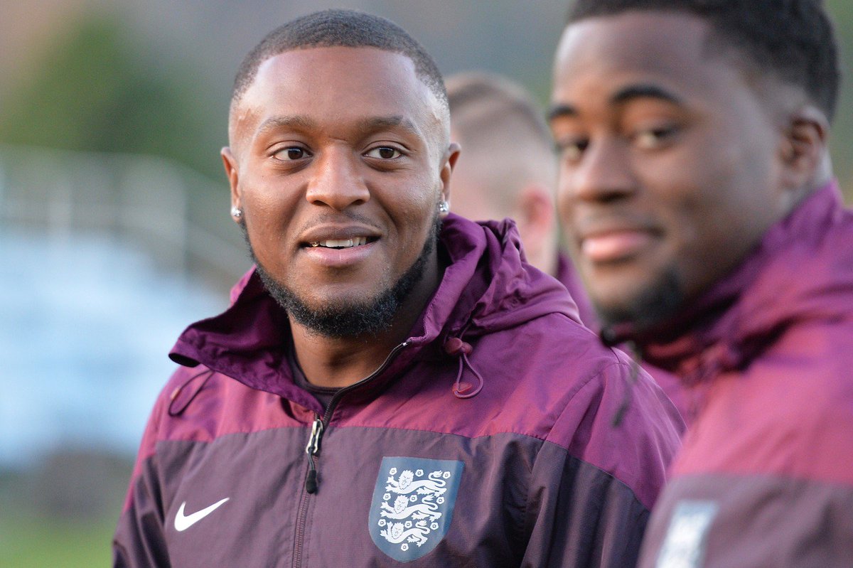 Dag_RedFC's tweet photo. Morgan Ferrier and Fejiri Okenabirhie training with England C in Slovakia ahead of tomorrow's International Challenge Trophy final. https://t.co/Wnkz95W6jF