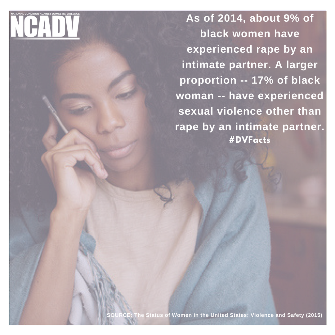 sj_action's tweet photo. #DVFacts show the intersectionality of race, domestic violence, and sexual violence. https://t.co/csnwqqqOel