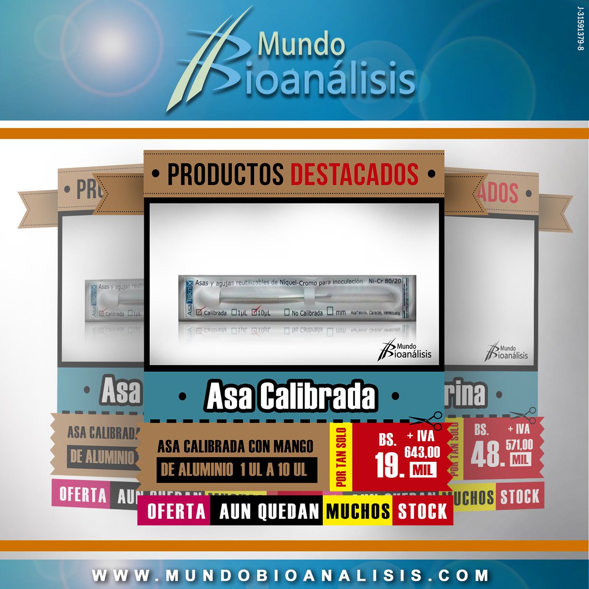 MBioanalisis's tweet photo. Oferta en la Ventana!!! #HashTags #HTers #mundobioanalisis #medicina #laboratorioclinico #laboratorio #bioanalista  #virus #asa #calibrada https://t.co/OuNHUHfWMq