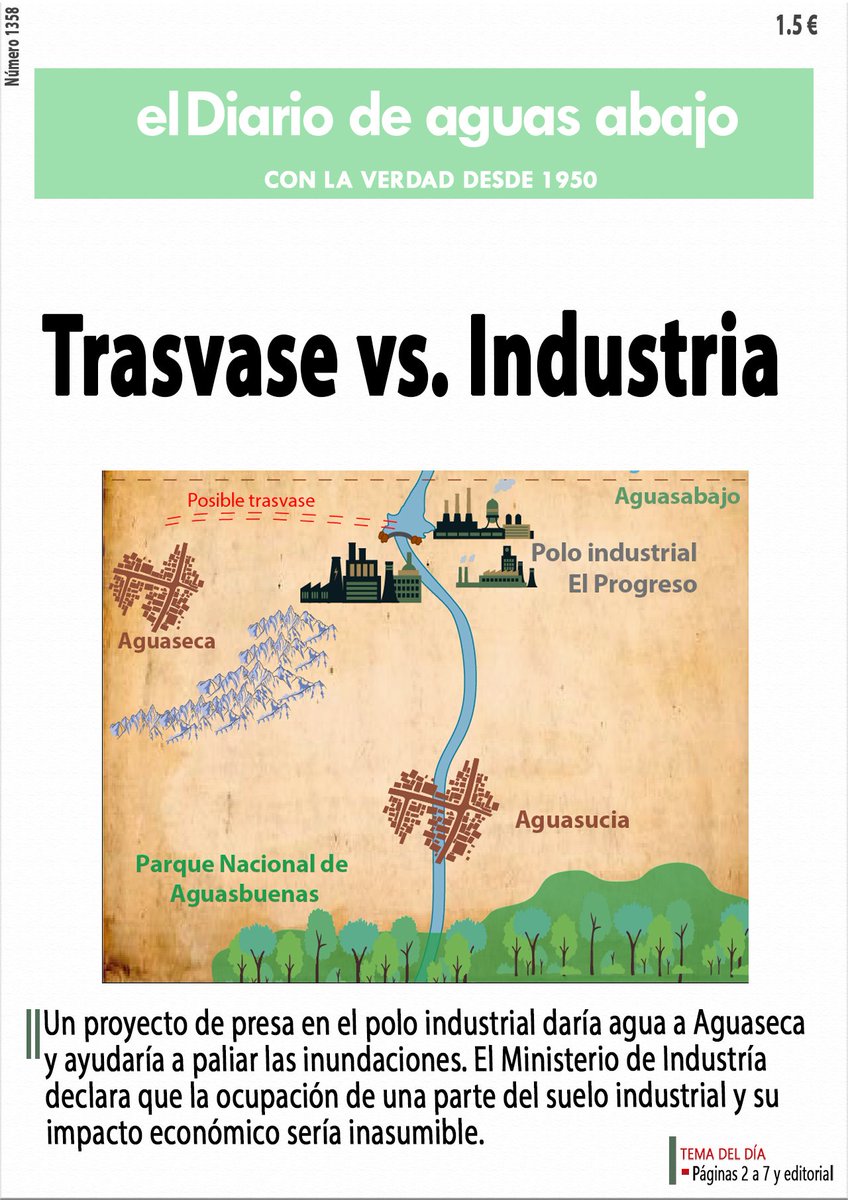 AAbajoDiario's tweet photo. Trasvase vs. Industria
#LosJuegosDelAgua https://t.co/Uy8qQaveZr