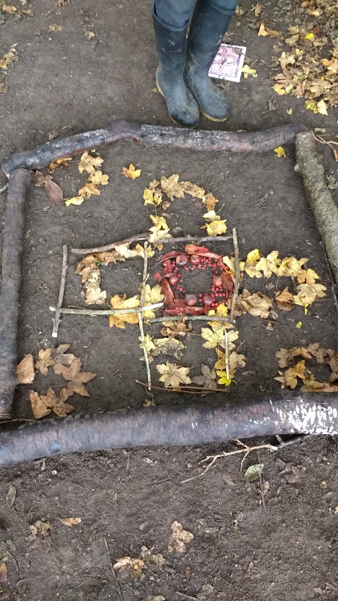 Helenoutside's tweet photo. Recreating Roman mosaics on a raining day.. wonderful work @RFJamesUK #educatingoutside #outdoorlearning https://t.co/IVK9MN7ZOx