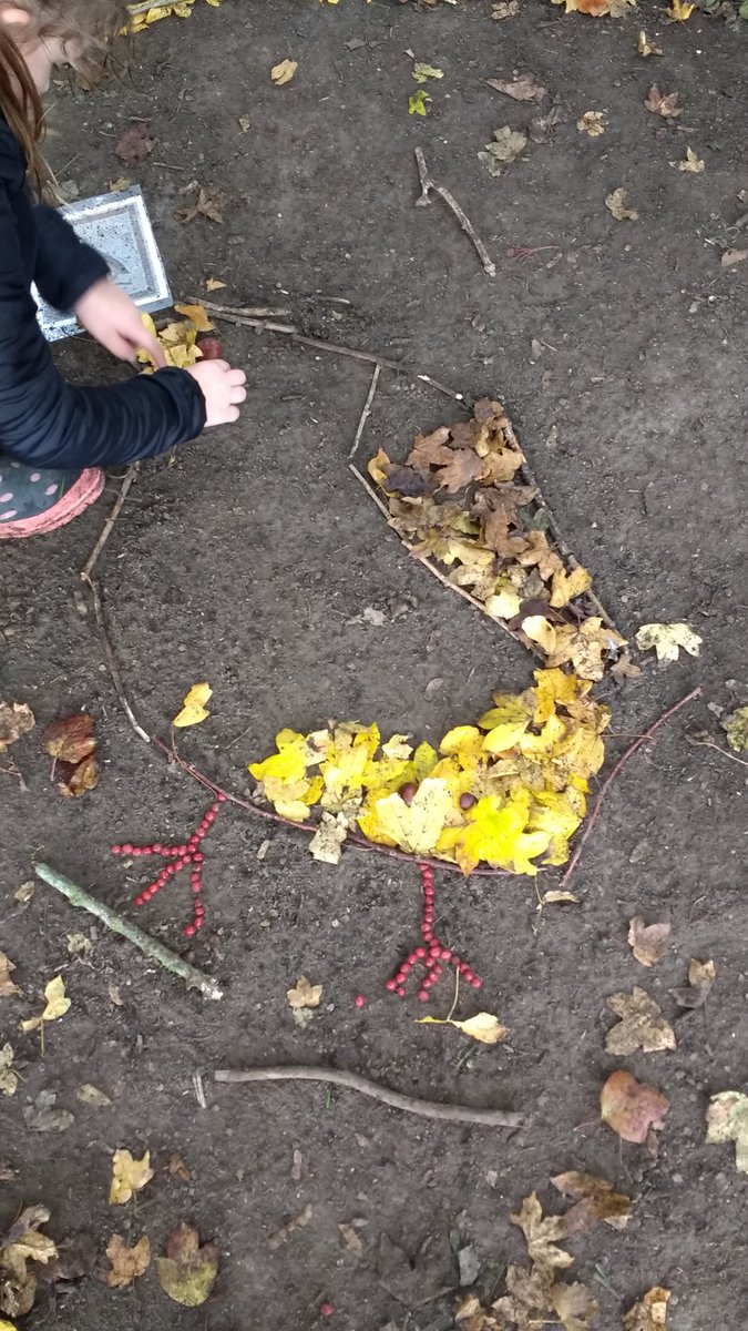 Helenoutside's tweet photo. Recreating Roman mosaics on a raining day.. wonderful work @RFJamesUK #educatingoutside #outdoorlearning https://t.co/IVK9MN7ZOx