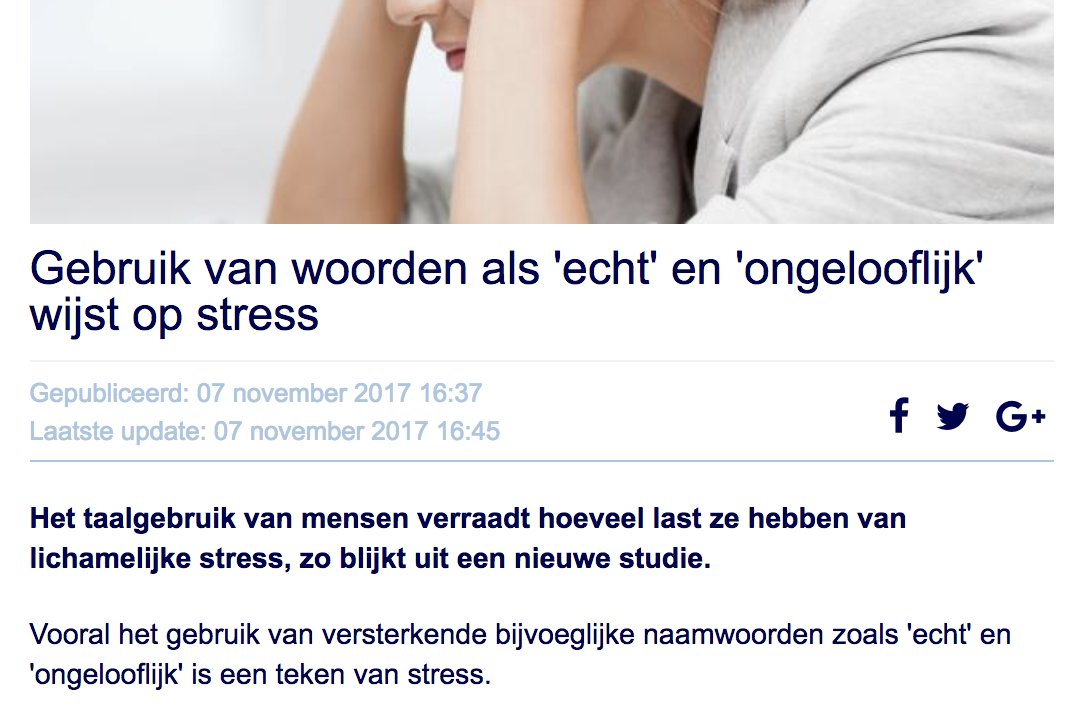 Dit vind ik echt ongelooflijk: